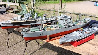 Kingsbury Water Park MBC Navy Davy 2024  Battleships  Coastal Craft [upl. by Bekha]