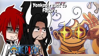 Yonkous React To Future  One Piece  Gacha React  Repost [upl. by Euqinay679]