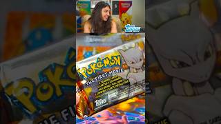 TOPPS Pokemon The First Movie Opening I PULLED IT  pokemon pokemoncards pokémon shorts short [upl. by Schecter706]