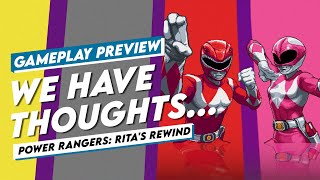 16bit beatemup BEAUTY  Power Rangers Ritas Rewind Gameplay Preview [upl. by Leiser47]