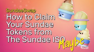 How to Claim Sundae Tokens Like from Staking in the SundaeSwap ISO [upl. by Ecinnej]