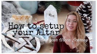 Setting up your Altar  Wicca 101 [upl. by Garibull]