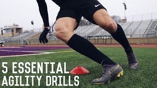 5 Essential Speed and Agility Drills  Increase Your Speed and Change of Direction [upl. by Nired93]