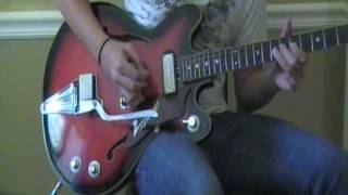 Teisco Vegas 40 Hollow Body electric guitar [upl. by Dareece]