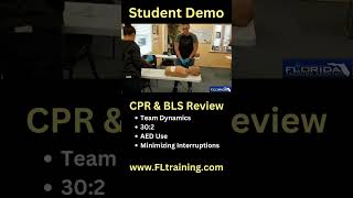 CPR amp BLS Skills Review Student Demo [upl. by Ydnal]