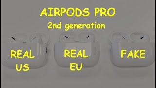 Airpods Pro gen 2 Vs Fake  Clone Better than Real [upl. by Esmerelda480]