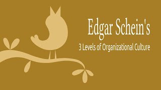 Edgar Scheins 3 Levels of Organizational Organizational Culture Model HND Business [upl. by Annah]