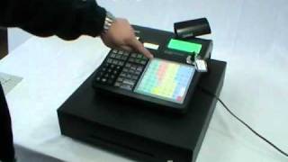 Casio SEC2000 cash register how to program the price of an item into the keyboard [upl. by Seni]