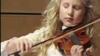 Extraordinary 6Year Old Child Violinist Brianna Kahane [upl. by Nilyad]