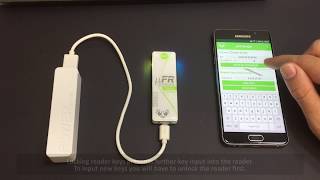 uFR quotSimplequot Android app for MIFARE® classic cards  µFR Online Wireless NFC Reader demonstration [upl. by Romito]