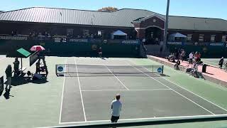 Baylor men’s 🎾 player Devin Badenhorst defeats Martin Borisiouk from nc state in ncaa round of 64 [upl. by Ellehsor627]