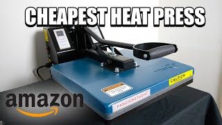 CHEAPEST 15x15 Heat Press on Amazon  FancierStudio Heat Press [upl. by Kohler]