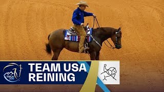 Team USA wows the Reining crowd at Tryon2018  Reining  FEI World Equestrian Games 2018 [upl. by Meelak941]