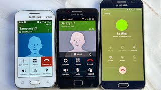 Three Samsung Ace vs S2 incoming Call Samsung S6 [upl. by Michael]