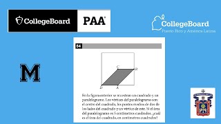 GUIA PAA En la figura anterior se muestran un cuadrado y un paralelogramo Los vértices del parale [upl. by Nikolas]