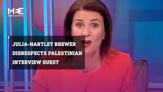 Julia HartleyBrewer sparks controversy with conduct towards Mustafa Barghouti during interview [upl. by Sabec]