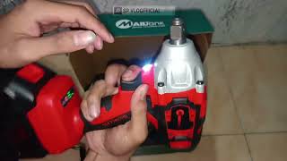 MAILTANK SH559 CORDLESS IMPACT WRENCH 21V BRUSHLESS 300NM  UNBOXING IMPACT WRENCH MEREK MAILTANK [upl. by Asilak]