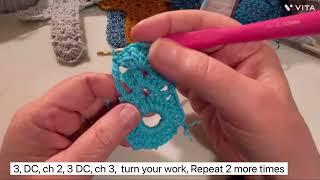 Crochet Cross for Christmas Easter amp gifts sell hang upstocking stuffer easy to follow tutorial [upl. by Sordnaxela]