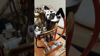 MicorcosmOKMO H08 Hoglet v twin test and tuning hoglet vtwin modelengine miniengine cool [upl. by Anihsat]