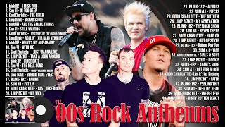 Blink182 Sum41 GoodCharlotteLimpBizkit  Best Rock Hits of the 2000s Playlist [upl. by Storer]