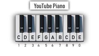 YouTube Piano  Play It With Your Computer Keyboard [upl. by Felipa]