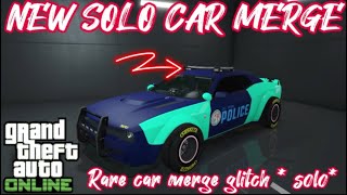 Best solo car merge glitch gta 5 online new and EZ 100working 🔥 [upl. by Engelbert]