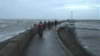 Zware Storm Harlingen 18012007 [upl. by Mann332]