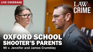 SENTENCING Oxford School Shooter’s Parents  MI v James amp Jennifer Crumbley [upl. by Chapell440]