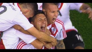 GOLES  River Plate vs Jorge Wilstermann 80 83 Global  Cuartos de Final Copa Libertadores 2017 [upl. by Nirrat]