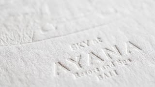 Letterpress Wedding Stationery [upl. by Naicad700]