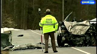 Fatal wreck shuts down Rte 4 in Durham [upl. by Wolenik]