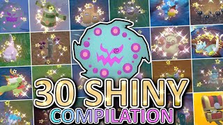 30 SHINY sur POKÉMON ÉCARLATE amp VIOLET   Compilation de Juin [upl. by Colwen]