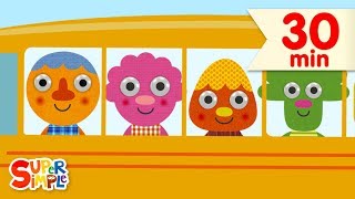 The Wheels On The Bus  featuring Noodle amp Pals   More Kids Songs from Super Simple Songs [upl. by Aicat793]