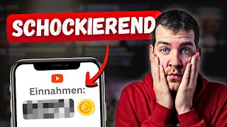 YouTubeEinnahmen Mit 6553 Abonnenten Online Geld Verdienen Mit YouTube [upl. by Urbannal]