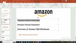 LWE Batch111 Lect01 Amazon Online Arbitrage by Sir Aashir [upl. by Charissa412]