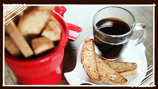 Italian Breakfast  How to make Biscotti  Nick Sarafs Foodlog [upl. by Smoht835]