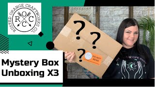 Opening 3 MYSTERY BOXES from Rusted Orange Craftworks [upl. by Ayram]