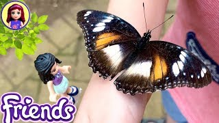 Emma Meets a Butterfly amp tries to ride it 🦋 Lego Friends Holiday in the Big World [upl. by Aydne675]