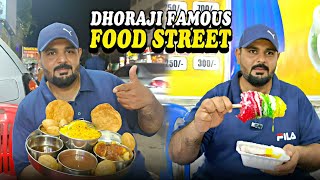 Dhoraji Food Street  Bahadurabad Food Street Gola Gandaa chaat india food available karachi [upl. by Gaskin]