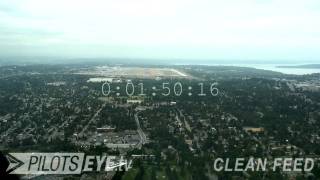 PilotsEYEtv SEA Seattle ArrivalRW16C Airbus A330 Clean Feed [upl. by Hafeetal]