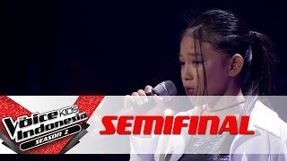 Anneth quotIts a Mans Mans Mans Worldquot  Semifinal  The Voice Kids Indonesia Season 2 GTV [upl. by Allesor]