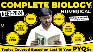 Complete NEET Biology Numericals  Based on Last 36 Year PYQs neetkakajee neet abksir mittalsir [upl. by Tamma558]