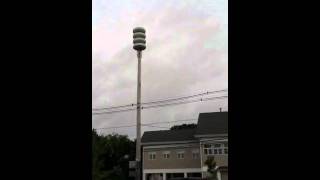 Federal Signal Modulator Siren  Alternate Wail  Manasquan NJ  HURRICANE IRENE [upl. by Ardelia478]