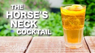 How To Make a HORSES NECK with a KICK Cocktail  1Minute Cocktail Recipes [upl. by Humfrid]