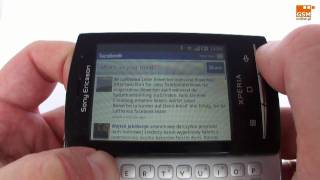 Sony Ericsson U20i XPERIA X10 mini pro  hands on [upl. by Ardnayek]