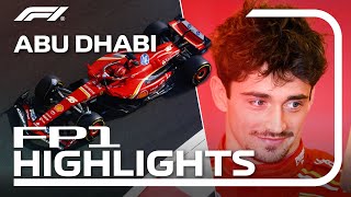 FP1 Highlights  2024 Abu Dhabi Grand Prix [upl. by Sualkin]