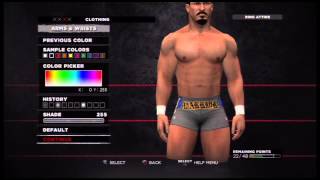 WWE 13 Chavo Guerrero CAW PS3 [upl. by Aciretehs]