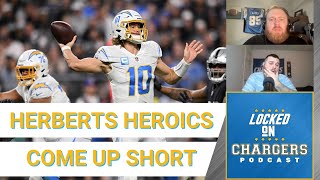 The Chargers Left Heartbroken In Las Vegas Despite Justin Herberts Heroics [upl. by Kast254]