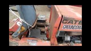 STARTING AND MAINT ON TORO 1986 GROUNDSMASTER 322D [upl. by Blatman]