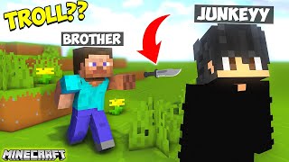 Trolling My BROTHER But Something Bad Happened in Minecraft [upl. by Shelah153]